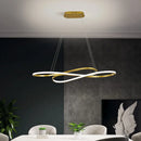 Ljojo LED Chandelier with Dimmable Remote - Modern Lighting for Home and Office