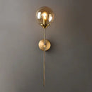Ljojo Modern Glass Ball Led Chandelier Retro Ceiling Dining Room Bedroom Decoration Lighting