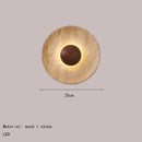 Luxury Natural Stone Wall Chandelier | Modern Minimal Bedroom Pendant Light by Ljojo