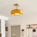 Ljojo Mid Century Brass Glass Chandelier Light Fixture - Elegant Lighting for Home