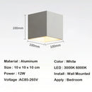 Ljojo Modern Aluminum LED Wall Lamps for Bedroom, Dining Room & Corridor Lighting