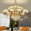 Crystal Chandelier Pendant Lamp for Living Room Home Decoration Luxury Romantic Dining Bedroom Ljojo