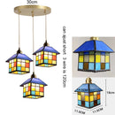Ceiling Chandeliers Modern Tiffany Glass Pendant Light for Bedroom Kitchen - Ljojo