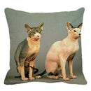 Cute Ljojo Sphinx Cat Cushion Cover 45X45cm - Home Sofa Decoration Pillowcase