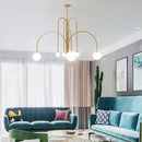 Ljojo Magic Beans Glass Chandelier - LED Pendant Light for Home Décor