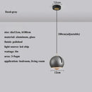 Adjustable LED Circular Pendant Light Stretchable Hanging Lamp - Modern Bedroom Lighting by Ljojo