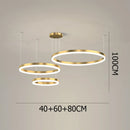 Ljojo Modern Acrylic LED Pendant Light for Living and Dining Room