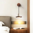 Ljojo LED Wall Lights Yellow Travertine Mid Century Modern Bedside Lamps
