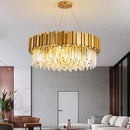 Ljojo Luxury Crystal Ceiling Chandelier: Elegant Nordic LED Pendant Light for Home Decor