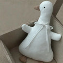 Ljojo Little White Duck Doll with Pillow - Girl's Birthday Gift