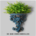 Ljojo™ Music Angel Resin Vase Wall Sticker Ornaments for Home Livingroom Wall Decoration