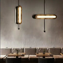 Nordic Luxury LED Chandeliers Iron Art Glass Hanging Lamp for Dinning Room by Ljojo