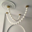 Nordic Style Acrylic Ball LED Pendant Light Chandelier for Home Decor by Ljojo
