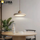 Ljojo Natural Yellow Travertine Pendant Light - Cave Stone Hanging Lighting for Home Decor