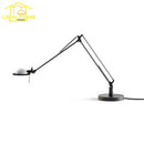 Industrial Black/Chrome LED Mechanical Rocker Arm Adjustable Desk Light for Bedroom and Study by Ljojo