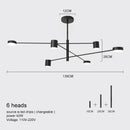 Nordic Minimalist LED Chandelier Living Room Modern Home Indoor Decoration Ljojo