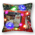 Christmas Santa LED Light Pillowcase for Home Decor, 45x45cm - Ljojo