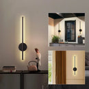 Ljojo 50CM Rechargeable LED Wall Lamp with Removable Sconces for Bedroom and Living Room