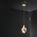 Luxury LED Crystal Pendant Light Modern Design for Dining Room Living Room Bedroom Kitchen Cafe Bar by Ljojo