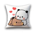 Ljojo 45x45 Cushion Cover, Cute Square Pillowcase, Birthday Wedding Gift