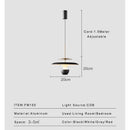 Ljojo LED Pendant Light: Colourful Ceiling Chandelier for Kitchen, Dining Room, Bedroom
