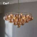 Nordic Modern Living Room Chandelier Bubble Ball Art Lamp by Ljojo