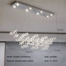 French Dining Room Crystal Led Pendant Lights - Modern Luxury Bar Hanging Lamps by Ljojo