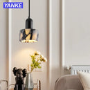 Ljojo Marble LED Pendant Lamp: Nordic Luxury Natural Stone Chandelier