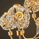 Ljojo Luxury Crystal Chandelier: Modern Living Room & Bedroom Pendant Light Fixtures