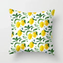 Lemon Pattern Summer Cushion Cover Throw Pillow for Sofa Decoration by Ljojo