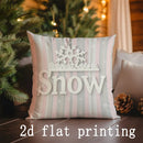 Ljojo Merry Christmas Snow Gnome Pillow Cover for Sofa Bedroom Car