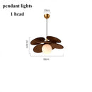 French Retro Ceiling Chandelier with Grass Woven Glass, LED Lighting for Living & Dining Room by Ljojo
