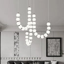 Ljojo LED Pendant Chandeliers Staircase Lighting for Modern Living Room Decor