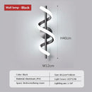 Ljojo LED Pendant Light: Modern Bedroom Hanging Lamp Fixture - Gold Black
