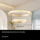 Ljojo Luxury Acrylic LED Pendant Chandelier for Home Decor