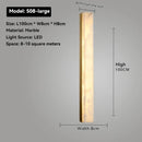 Ljojo Marble Wall Lamp: Designer Natural Copper LED Lighting for Various Rooms