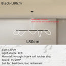 Ljojo LED Tube Chandelier: Modern Dining Room Lighting Fixture & Home Decor Ornament
