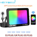 Ljojo™ RGB Smart Floodlight: 16 Million Colors, Adjustable, Wireless Connectivity