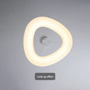 Cream Chandelier Ring Warm Ceiling Light Bedroom Living Room Modern Minimalist Home Decor Lighting Fixture by Ljojo