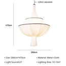 Modern Wabi Sabi Style LED Pendant Lights by Ljojo - Elegant Indoor Hanging Chandelier for Living Room