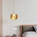Luxury Crystal Apple Copper Chandelier | Elegant Bedroom Hanging Lamp by Ljojo