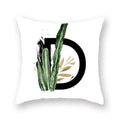 Floral Alphabet Pillow Case by Ljojo: Home & Car Decorative Cushion Cover