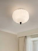 Ljojo Milk White Glass Pendant Lamp: Modern Style for Bedroom, Living Room & Restaurant