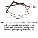 Modern Minimalist Wooden LED Ceiling Chandelier Light for Home Decoration by Ljojo