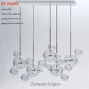 Italian Glass Bubble Ball Pendant Chandelier for Kitchen Island - Ljojo Luxury Lighting