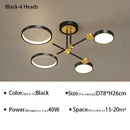 Modern Aluminum LED Ceiling Light Luxury for Living Room Dining Home Indoor, Ljojo Designer Lighting