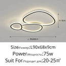Ljojo Geometric LED Ceiling Light Chandelier Modern Living Room Decorative Home Lamp