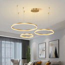 Restaurant Metal LED Chandelier Cream Pendant Light - Ljojo Dinning Living Room Hanging Lamp