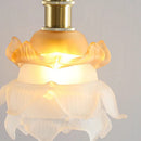 Copper Japanese Style Aisle Wall Lamp | Retro Flower Led Lighting by Ljojo