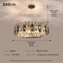 Ljojo Luxury Crystal Chandelier European Style for Living Room Dining Room Bedroom Villa Hotel